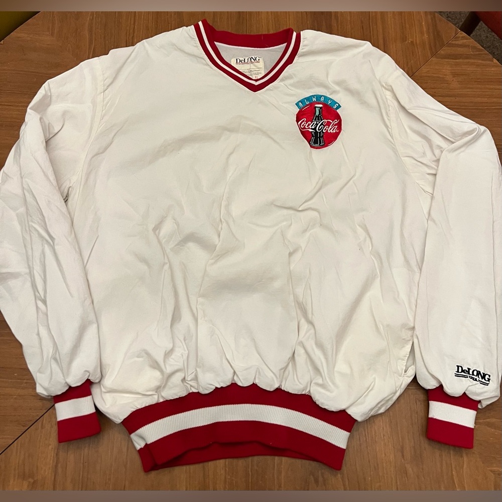 Vintage 80s Always Coca-Cola Windbreaker Pullover